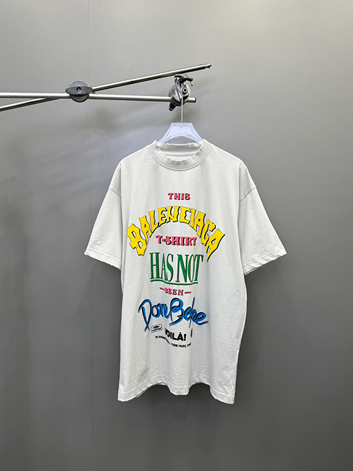 バレンシアガ 発泡プリントシリーズ半袖新作Tシャツ