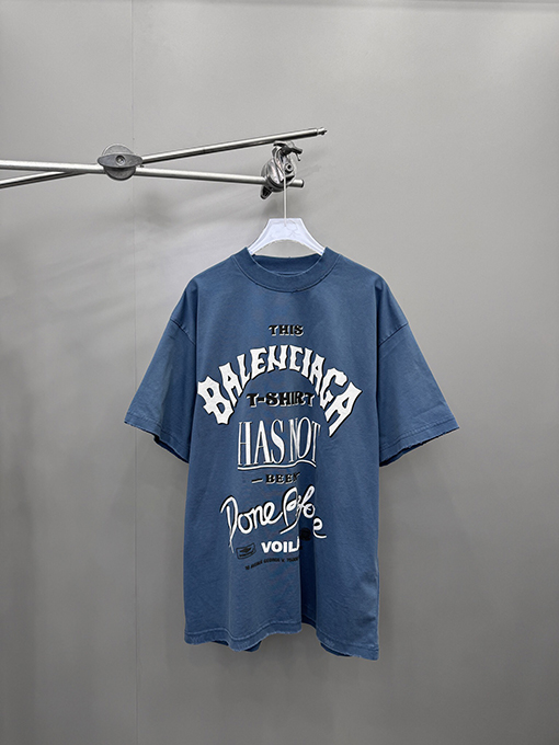 バレンシアガ 発泡プリントシリーズ半袖新作Tシャツ