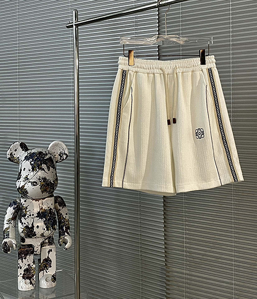 ロエベ ツイストテクスチャステッチウェビングショーツ