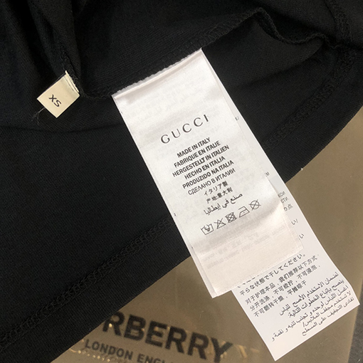 グッチコピー ロゴ柄プリント半袖Tシャツ