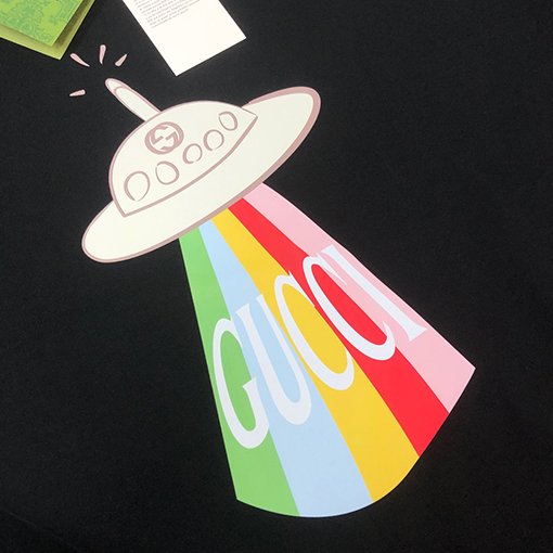 グッチ 通気性に優れたファッション半袖Tシャツ