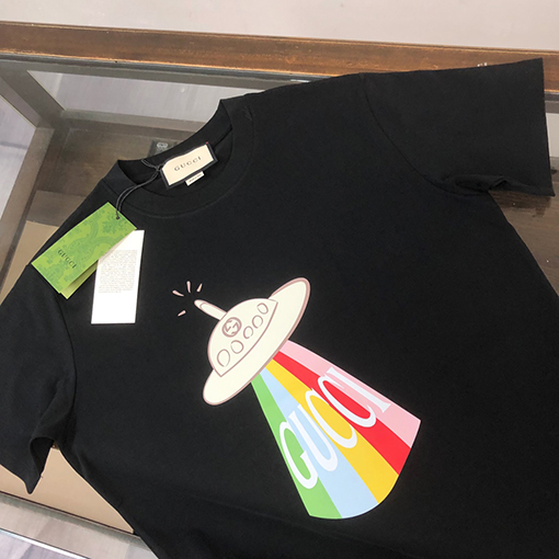 グッチ 通気性に優れたファッション半袖Tシャツ