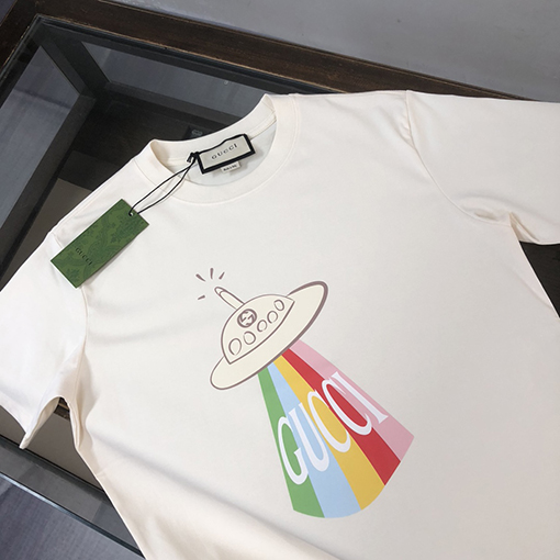グッチ 通気性に優れたファッション半袖Tシャツ