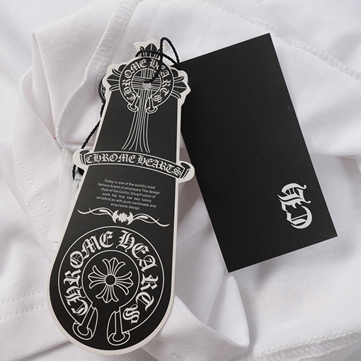クロムハーツスーパーコピー  ホースシュー ペイント クロス Tシャツ