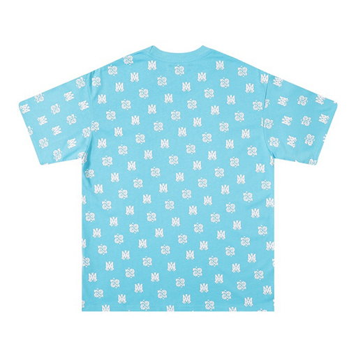 アミリコピー 新しいロゴのラウンドネックTシャツ