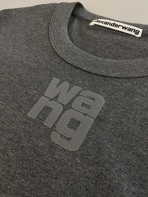 アレキサンダーワンコピー 銀河系スパンコールエフェクトTシャツ