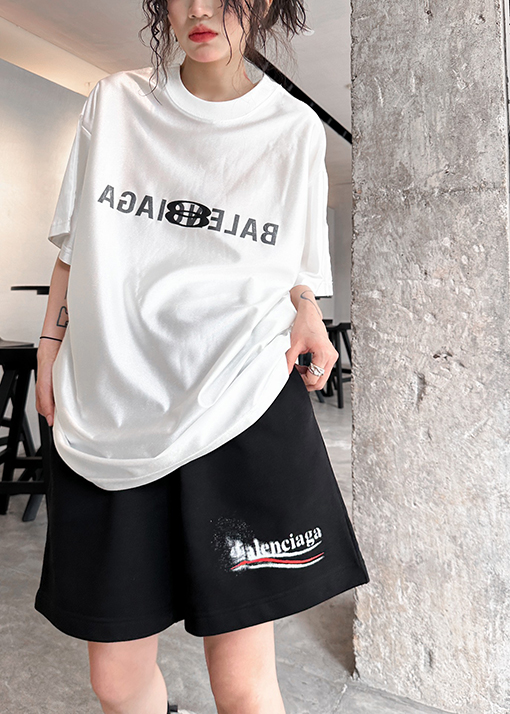 バレンシアガ  重工古い水洗い溶解コーラパンツ