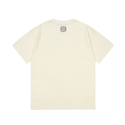 ロエベ  刺繍ペンギンアルファベットロゴ半袖Tシャツ