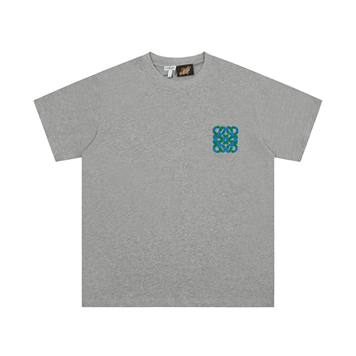 ロエベスーパーコピー ロングパイルコットンタイトダブルガーゼ半袖Tシャツ
