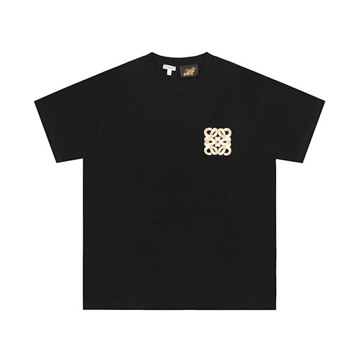 ロエベスーパーコピー ロングパイルコットンタイトダブルガーゼ半袖Tシャツ