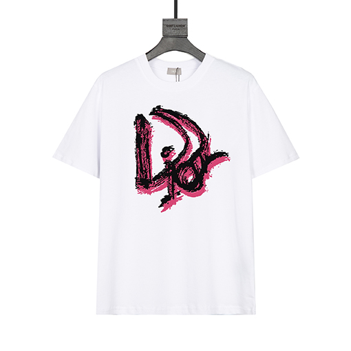 ディオール ファッションクルーネック半袖Tシャツ