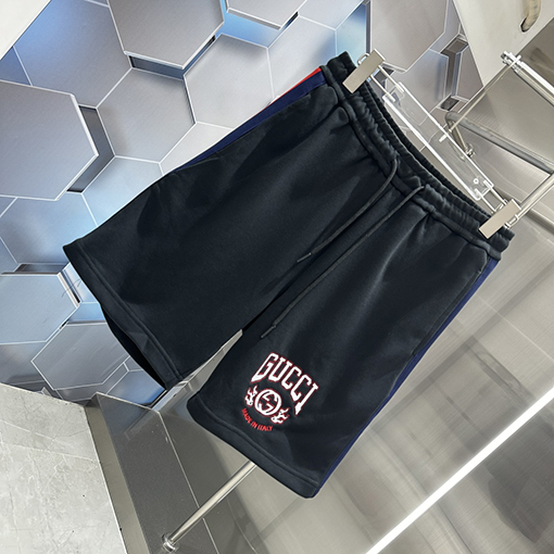 グッチ  新しいlog文字刺繍パンツ