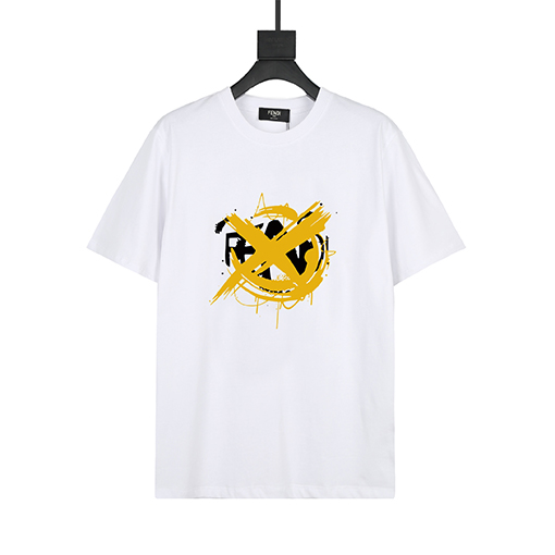 フェンディ ファッションクルーネック半袖Tシャツ