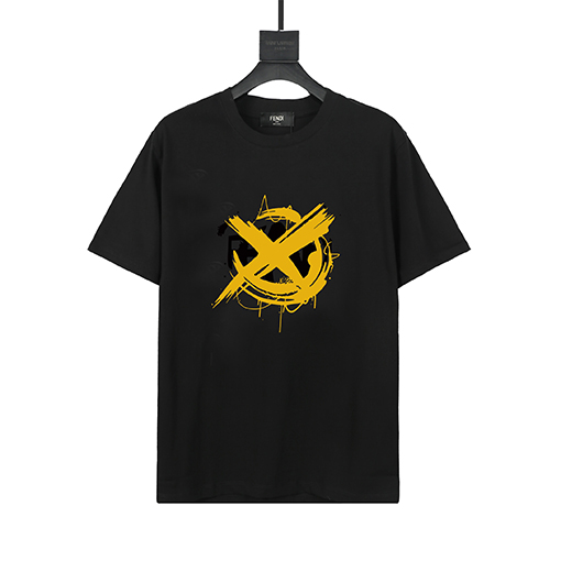 フェンディ ファッションクルーネック半袖Tシャツ
