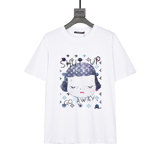 ルイヴィトン ファッションプリント半袖Tシャツ