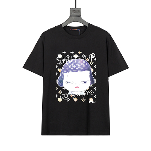 ルイヴィトン ファッションプリント半袖Tシャツ