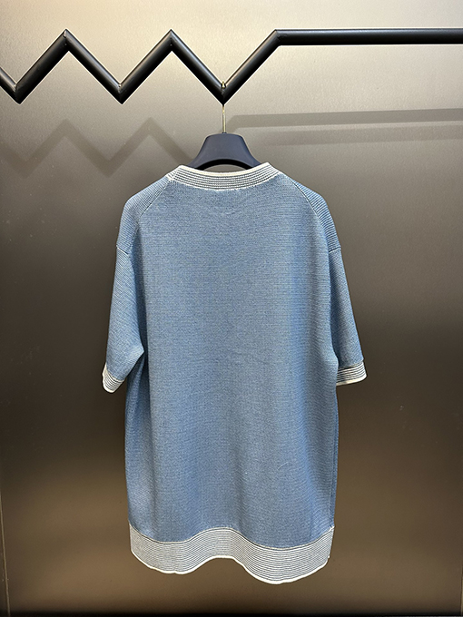 ディオール ビーチコレクション限定毛織り半袖Tシャツ