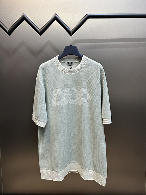 ディオール ビーチコレクション限定毛織り半袖Tシャツ