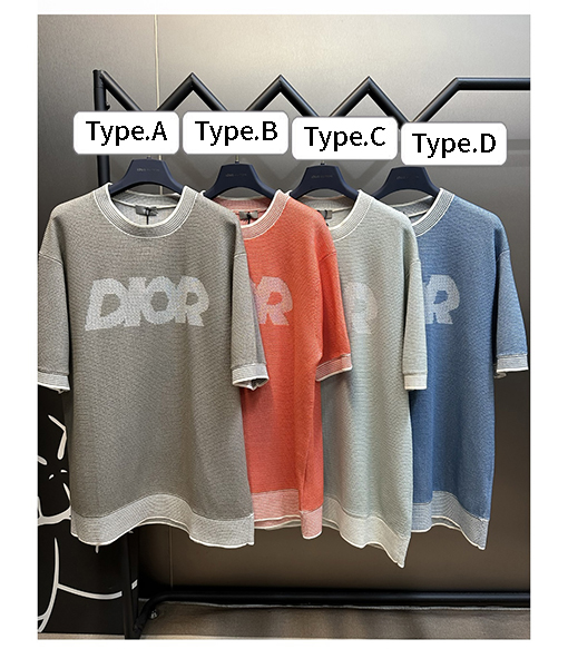 ディオール ビーチコレクション限定毛織り半袖Tシャツ