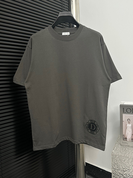 ディオール バック大きな プリントパターンラウンドネック半袖Tシャツ