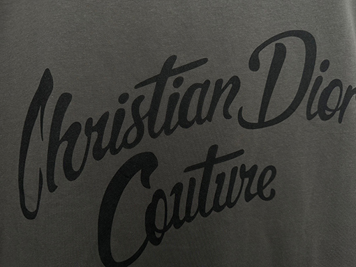 ディオール バック大きな プリントパターンラウンドネック半袖Tシャツ