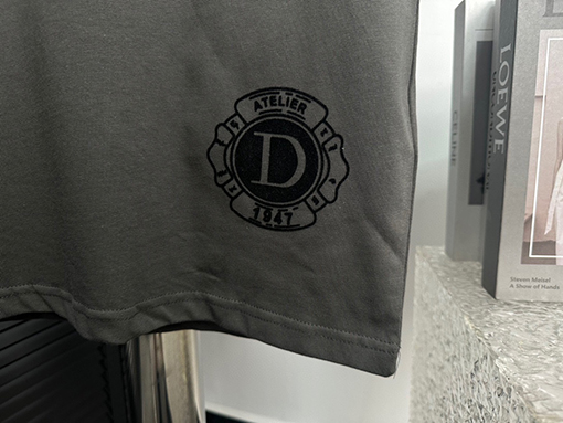 ディオール バック大きな プリントパターンラウンドネック半袖Tシャツ
