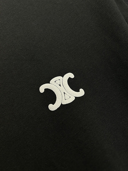 セリーヌ スモール ロゴ プリント 半袖 Tシャツ