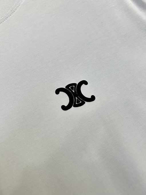 セリーヌ スモール ロゴ プリント 半袖 Tシャツ