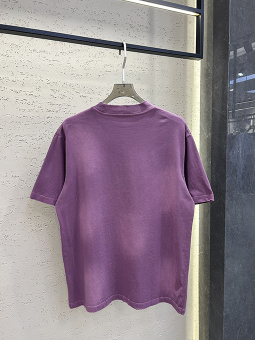 セリーヌ 小ロゴ プリント ウォッシング 古着半袖 Tシャツ