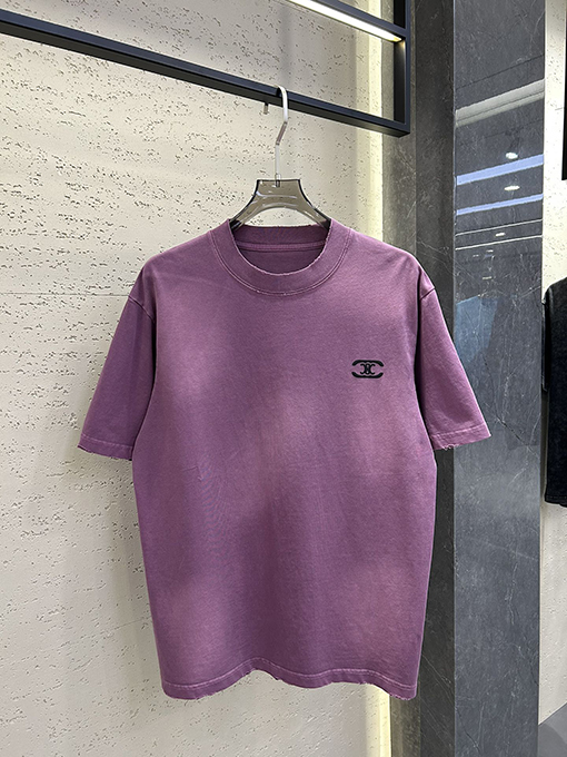 セリーヌ 小ロゴ プリント ウォッシング 古着半袖 Tシャツ