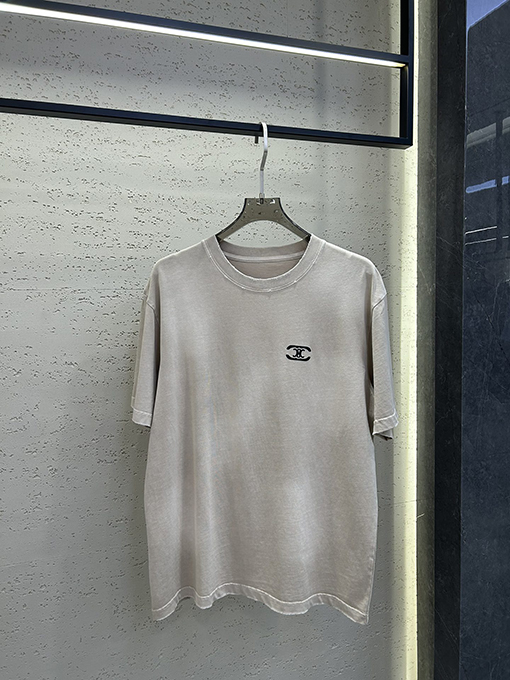 セリーヌ 小ロゴ プリント ウォッシング 古着半袖 Tシャツ