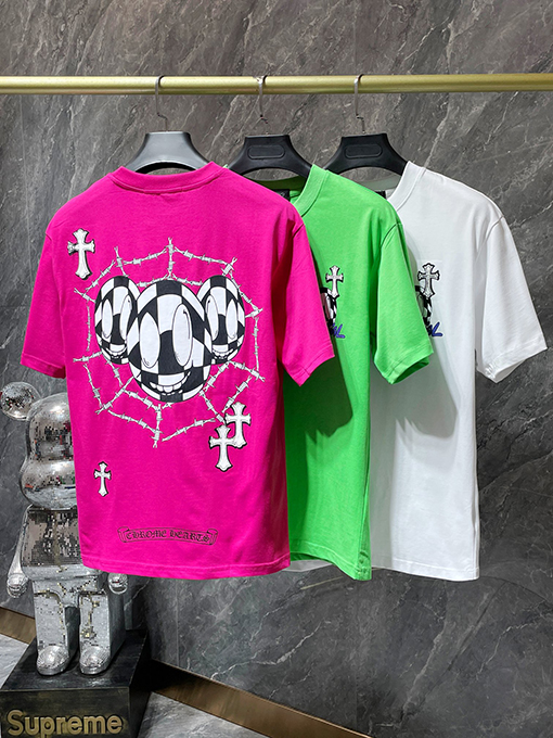 クロムハーツ Matty グラフィティ 刺繍 半袖Tシャツ