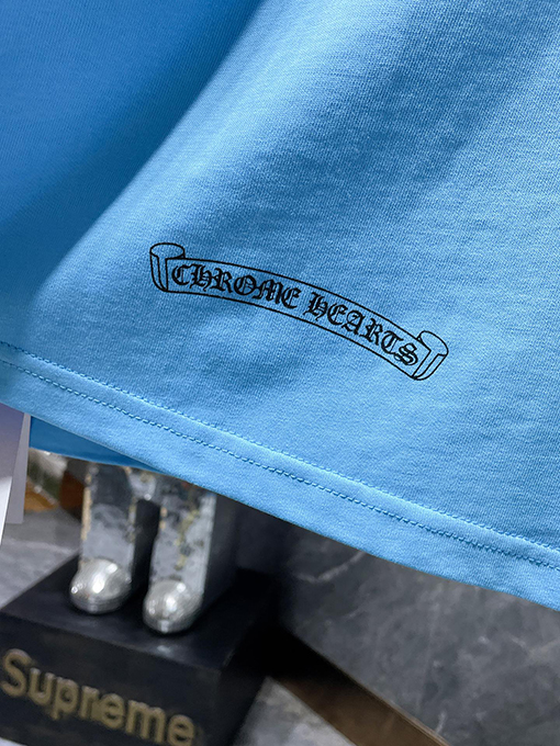 クロムハーツ ブルーmatty グラフィティ半袖Tシャツ