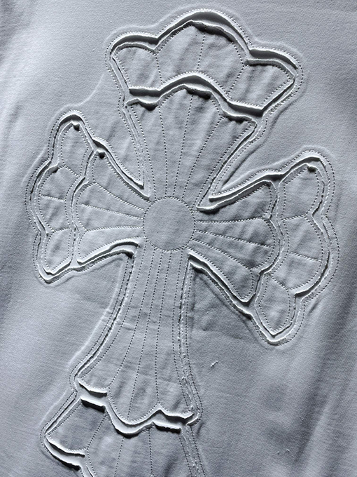 クロムハーツ 刺繍 パンチング 十字架 半袖 3カラー