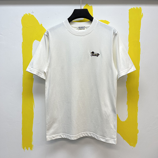 バーバリースーパーコピー 刺繍ファッション 半袖Tシャツ