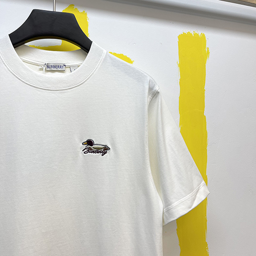 バーバリースーパーコピー 刺繍ファッション 半袖Tシャツ