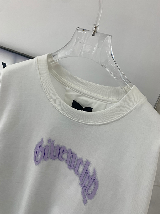 ジバンシイスーパーコピー 新しい文字反射ライトニングプリント半袖Tシャツ
