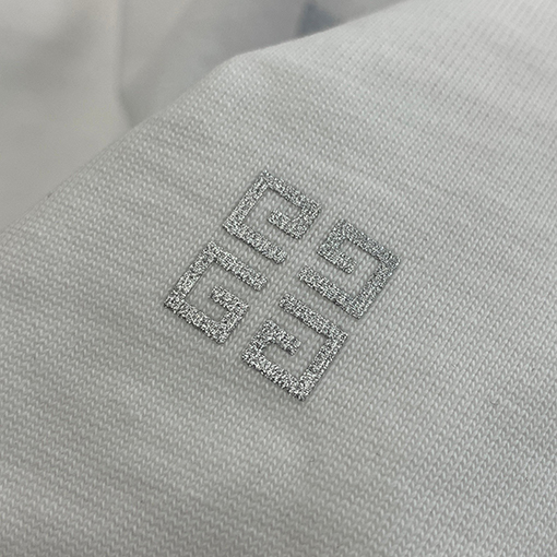 ジバンシイスーパーコピー 新しい文字反射ライトニングプリント半袖Tシャツ