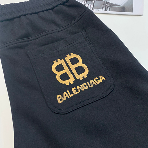 バレンシアガ ダブルBグラフィティ秋の新しい刺繍カジュアルパンツパンツ