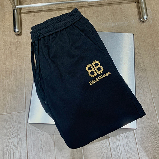 バレンシアガ  ダブルBグラフィティ秋の新しい刺繍カジュアルパンツパンツ
