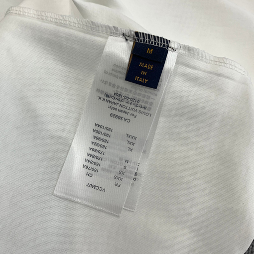 ルイヴィトン アルファベットの落書きプリント半袖Tシャツ