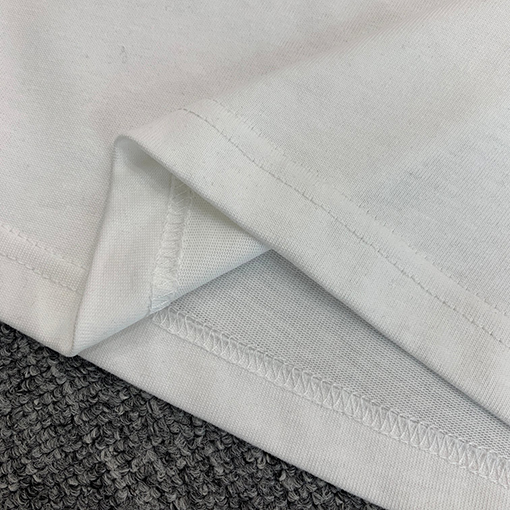 バレンシアガ グリーンダブルBロック前後プリント半袖Tシャツ