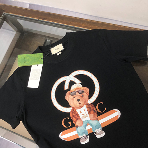 グッチ 新しいファッションラウンドネック半袖Tシャツ