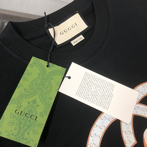 グッチ 新しいファッションラウンドネック半袖Tシャツ