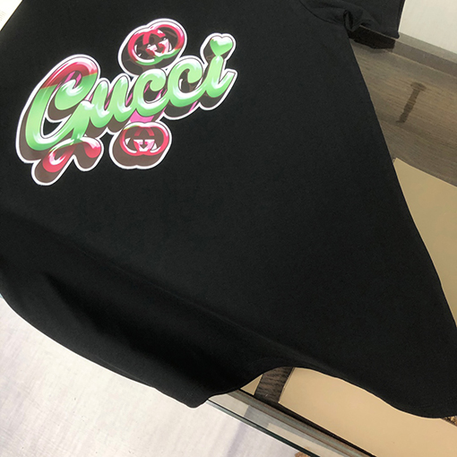 グッチ カップルモデルのベアー半袖Tシャツ