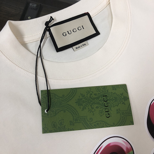グッチ カップルモデルのベアー半袖Tシャツ