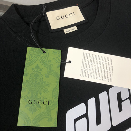 グッチスーパーコピー ファッションクルーネックルーズ半袖Tシャツ
