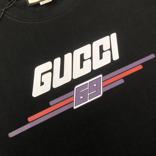 グッチスーパーコピー ファッションクルーネックルーズ半袖Tシャツ