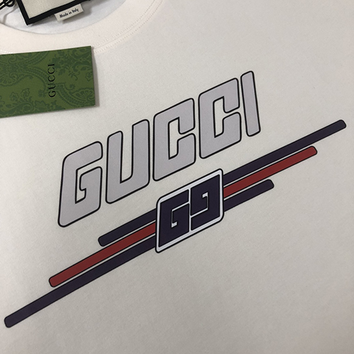 グッチスーパーコピー ファッションクルーネックルーズ半袖Tシャツ