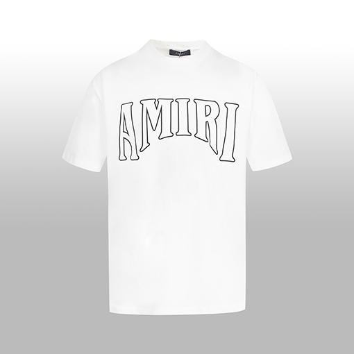アミリ 胸に大きなロゴロゴ背中に立体的な大きなプリントTシャツ